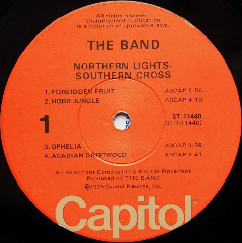 Band, The / Northern Lights - Southern Cross (US Early Issue)β