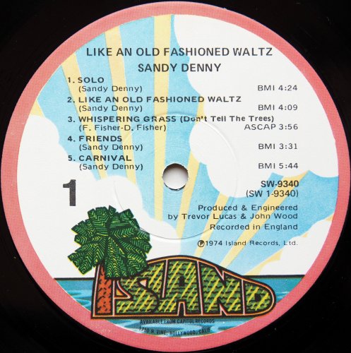 Sandy Denny / Like An Old Fashioned Waltz (US)β