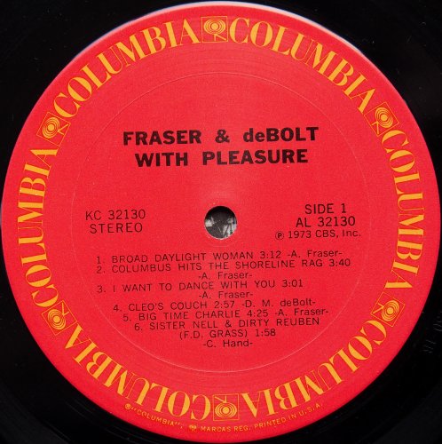 Fraser & DeBolt / With Pleasure (In Shrink)β