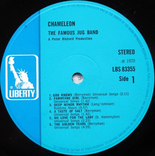 Famous Jug Band / Chameleon (UK) - DISK-MARKET