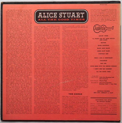 Alice Stuart / All The Good Times β