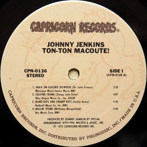 Johnny Jenkins / Ton-Ton Macoute! (US 2nd Issue)β