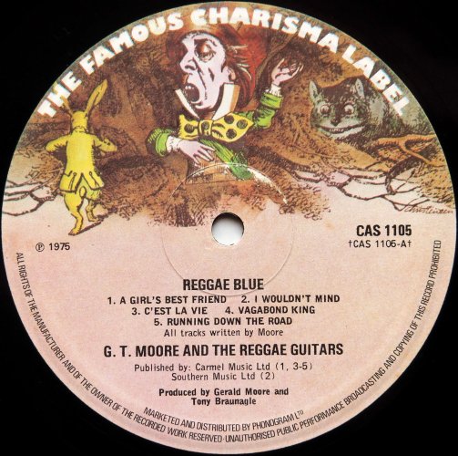G.T. Moore And The Reggae Guitars / Reggae Blue (UK)β