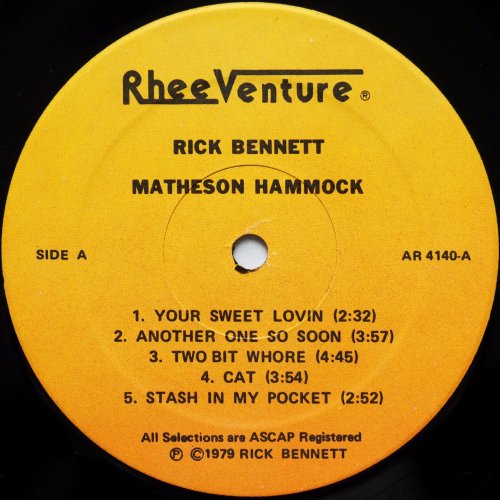 Rick Bennett / Matheson Hammock (Signed)β