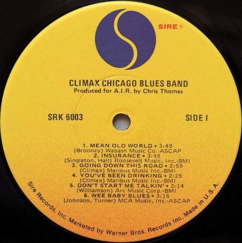 Climax Chicago Blues Band, The / The Climax Chicago Blues Band (US 2nd Issue In Shrink)β