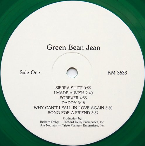Green Bean Jean (Jean Mullen) / Green Bean Jean (Green Wax In Shrink)β