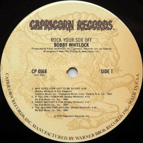 Bobby Whitlock / Rock Your Sox Offβ