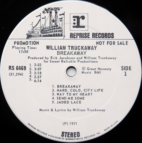 William Truckaway / Breakaway (White Label Promo)β