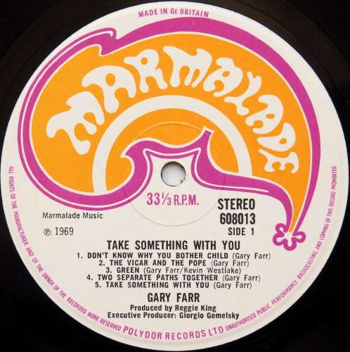 Gary Farr / Take Something With You β
