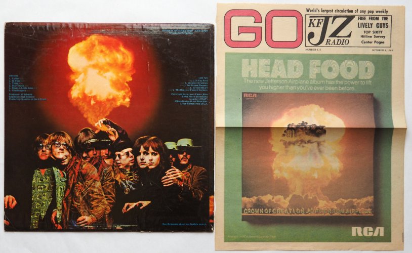 Jefferson Airplane / Crown of Creation (US Early Issue w/Magazine Ad!!)β
