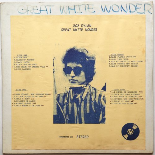 Bob Dylan (w/The Band) / Great White Wonder (2LP Rare Old Boot)β