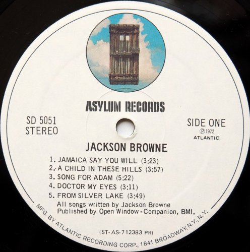 Jackson Browne / Jackson Browne (Saturate Before Using)(US Early Issue)の画像