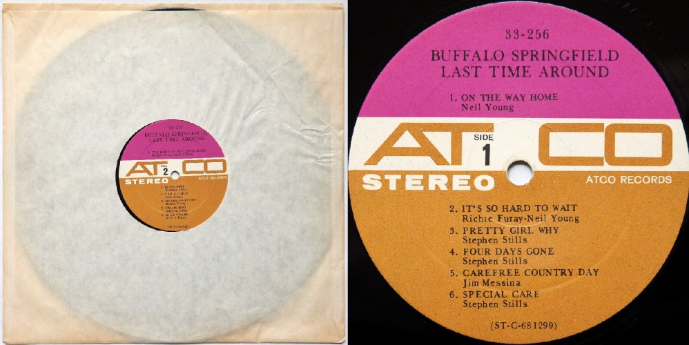 Buffalo Springfield / Last Time Around (US Early Issue)の画像