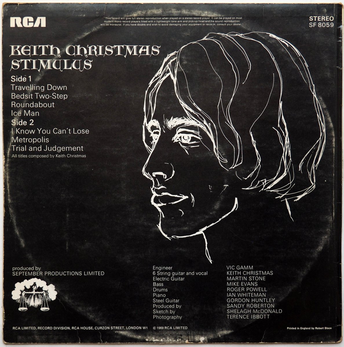 Keith Christmas / Stimulus (UK Original)の画像