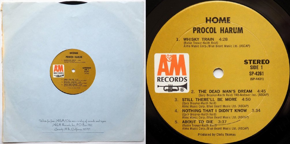Procol Harum / Home (US Early Issue)の画像