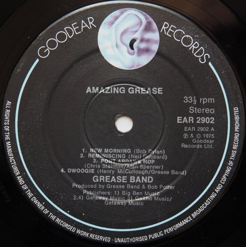 Grease Band / Amazing Grease (UK Matrix-1)β