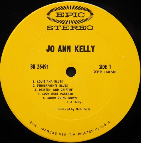 Jo Ann Kelly / Jo-Ann Kelly (US Early Issue)β