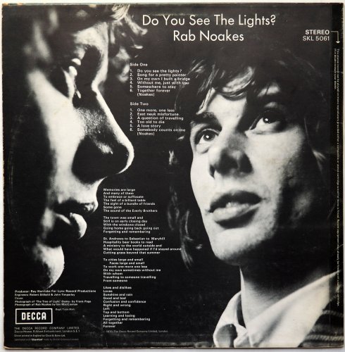 Rab Noakes / Do You See the Lights?β