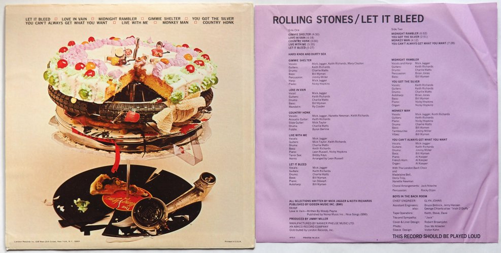 Rolling Stones / Let It Bleed (US w/Poster!!)β