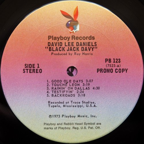 David Lee Daniels / Black Jack Davy (Promo)β