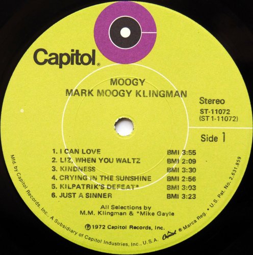 Mark Moogy Klingman / Moogy (In Shrink)β