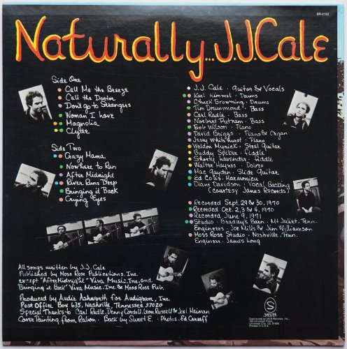 J.J. Cale / Naturally (US Later)β