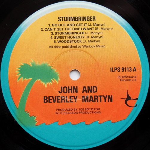 John & Beverley Martyn / Stormbringer! (UK 2nd Issue)β