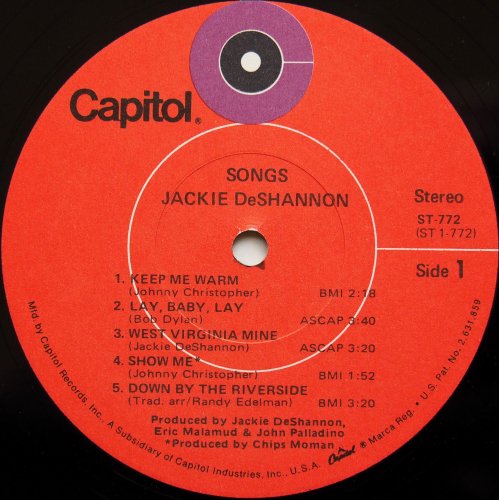 Jackie DeShannon / Songsβ