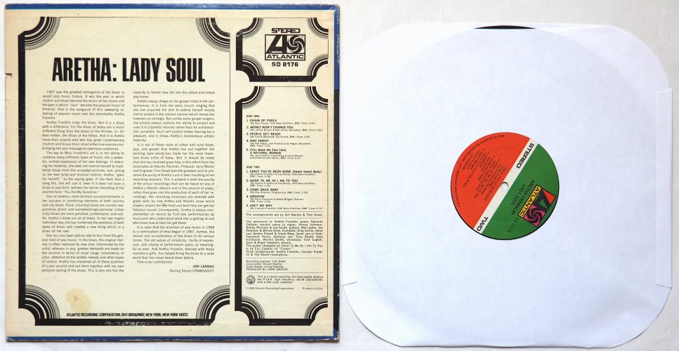 Aretha Franklin / Lady Soul (US 2nd Issue)β