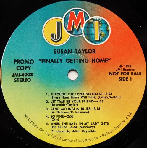 Susan Taylor / Finally Getting Home (Promo)β