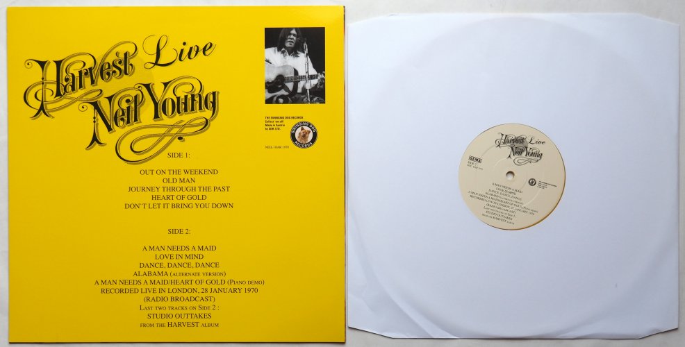 Neil Young / Harvest Live (Unofficial Yellow Wax)β