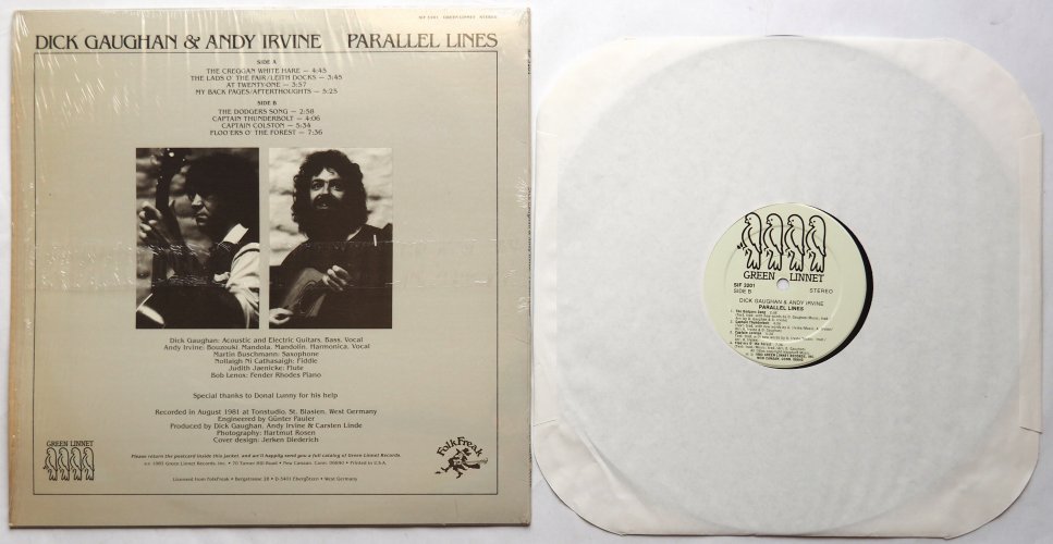 Dick Gaughan and Andy Irvine / Parallel Lines (US In Shrink) β