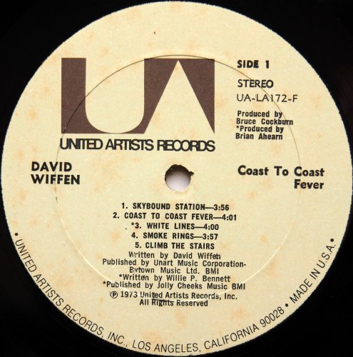 David Wiffen / Coast To Coast Fever (US)β