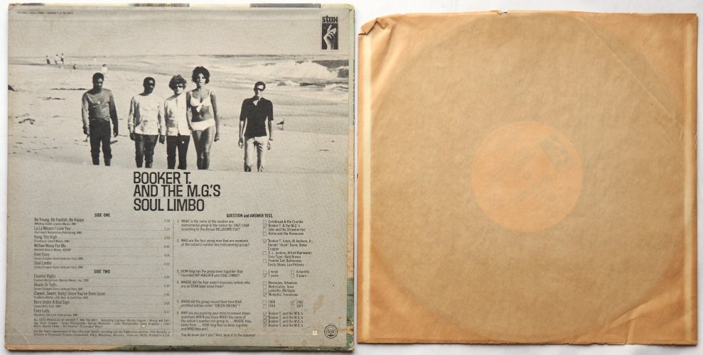 Booker T. & The MG's / Soul Limbo (US Early Issue)β