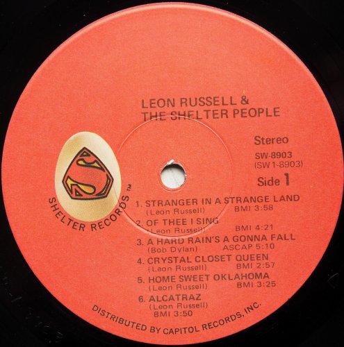 Leon Russell / Leon Russell and the Shelter People (US Early Issue)の画像