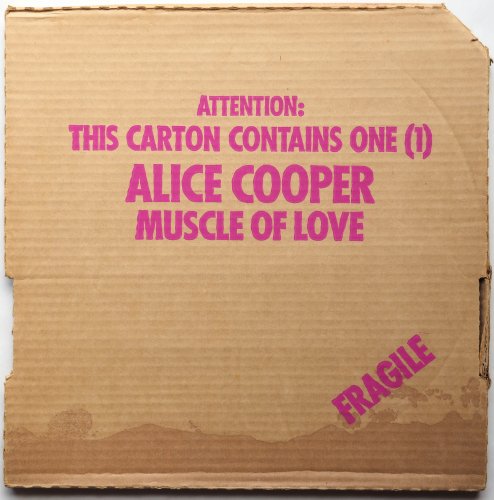 Alice Cooper / Muscle Of Love (UK 段ボール, 内袋、2つ折りインサート付属の完品)の画像