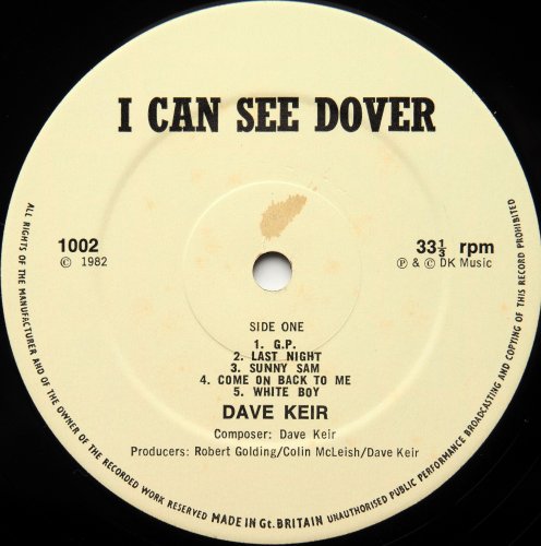 Dave Keir / I Can See Doverβ