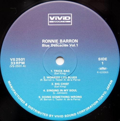Ronnie Barron / Blue Delicacies Vol.1 ()β