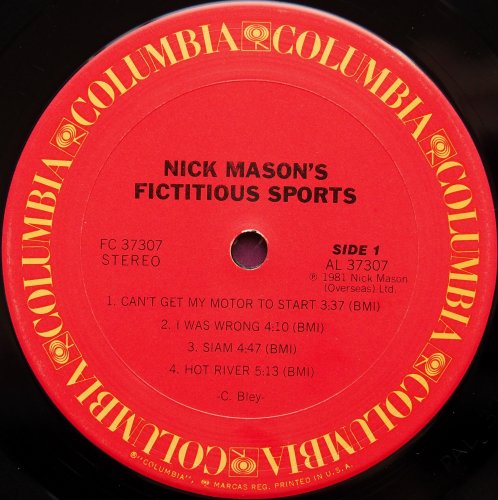 Nick Mason / Nick Mason's Fictitious Sports (In Shrink)β