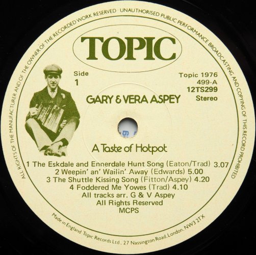 Gary & Vera Aspey / A Taste Of Hotpotβ