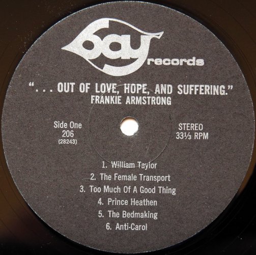 Frankie Armstrong / ...Out of Love, Hope and Sufferingβ