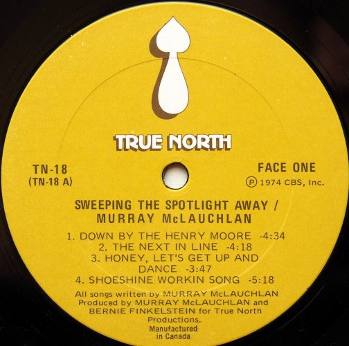 Murray McLauchlan / Sweeping the Spotlight Away (Canada)β