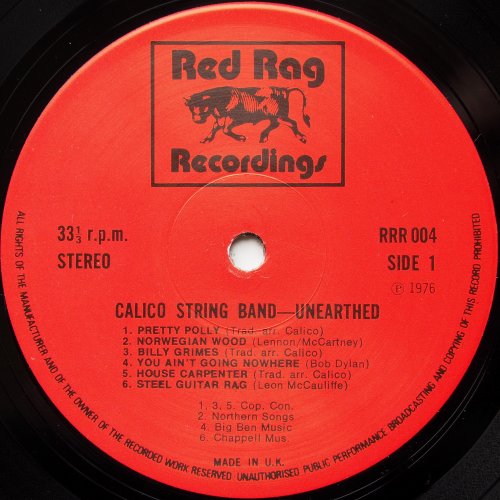Calico String Band / Unearthedβ