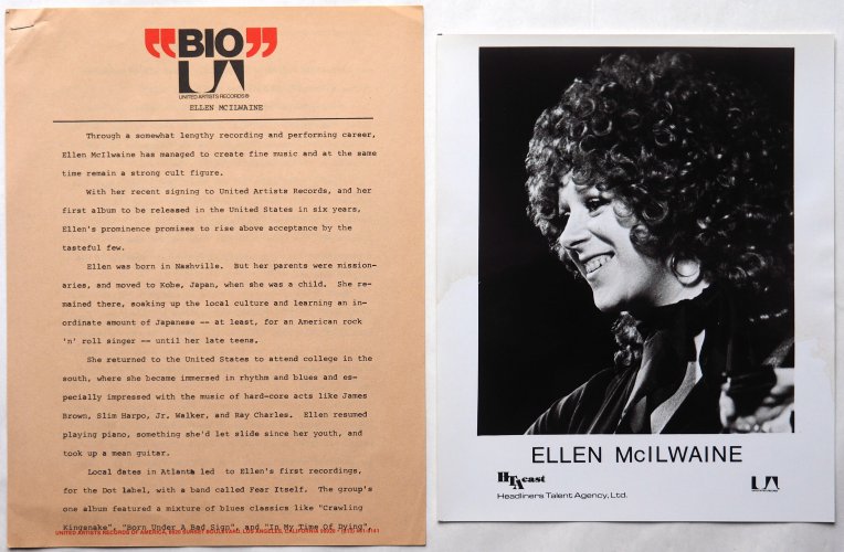 Ellen McIlwaine / Ellen McIlwaine (w/Promo Sheet & Big Photo!!)β