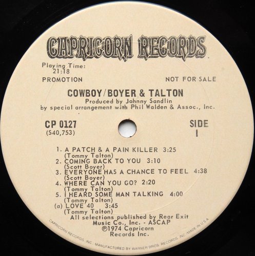Cowboy / Boyer & Taltonβ