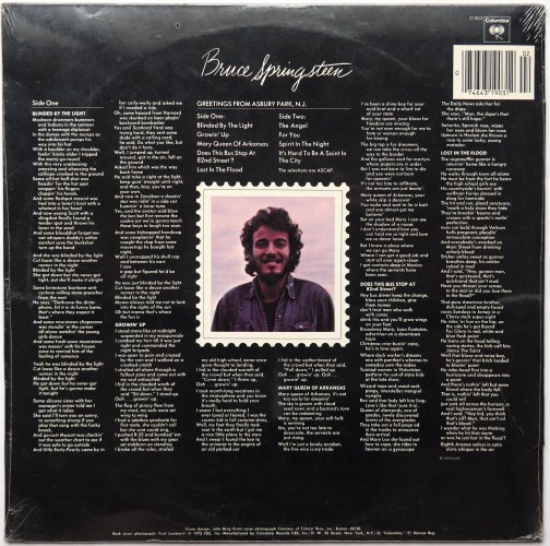 Bruce Springsteen / Greetings from Asbury Park, N.J. (US 80s Sealed!!)β