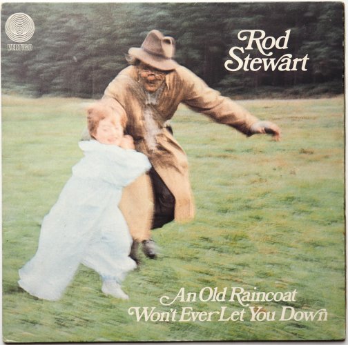 Rod Stewart / An Old Raincoat Won't Ever Let Down (UK Small Swirl 2nd Issue)β