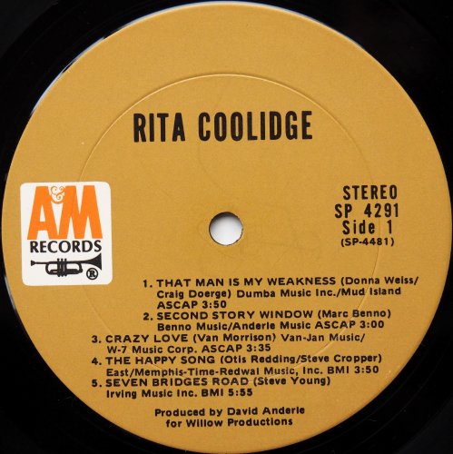Rita Coolidge / Rita Coolidge (US Early Issue In Shrink)β