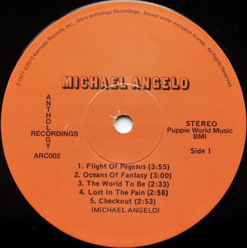 Michael Angelo / Michael Angelo (Reissue)β