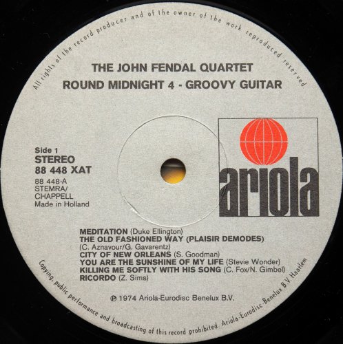 John Fendal Quartet, The / Groovy Guitarβ
